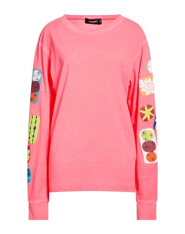 ディースクエアード レディース トップス ティーシャツ DSQUARED2 Pink さくら色