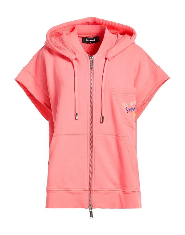 ディースクエアード レディース アウター パーカー・スウェット DSQUARED2 Salmon Pink サクラ色