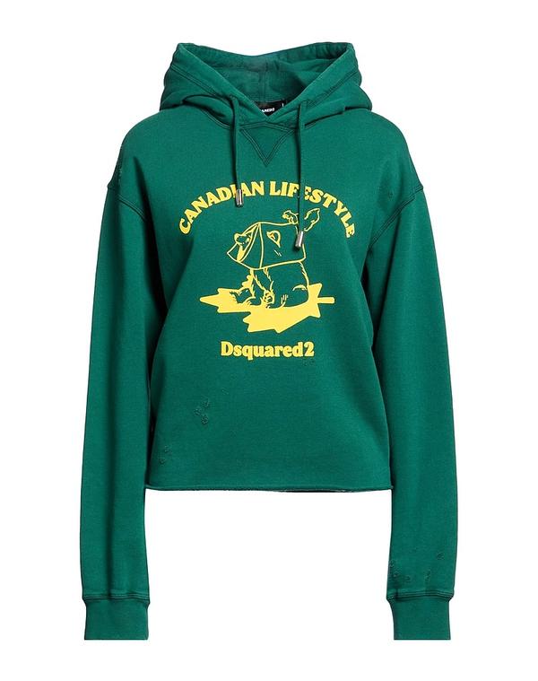 ディースクエアード レディース アウター パーカー・スウェット DSQUARED2 Emerald エメラルド