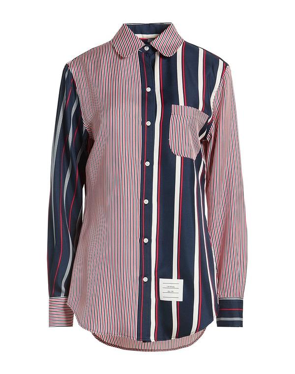トム赤銅色 レディース トップス ティーシャツ THOM BROWNE Navy 米国海軍