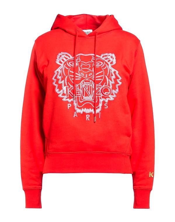 ケンゾー レディース アウター パーカー・スウェット KENZO Red 赤いこと