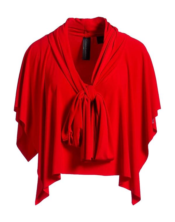 ノーマカマリ レディース トップス プルオーバー NORMA KAMALI Red 赤いこと