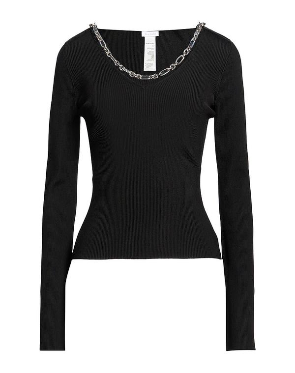 アクネ ストゥディオズ レディース トップス プルオーバー ティーシャツ ACNE STUDIOS Black 黒いこと