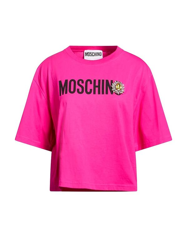 モスキーノ レディース トップス ティーシャツ MOSCHINO Fuchsia フューシャ