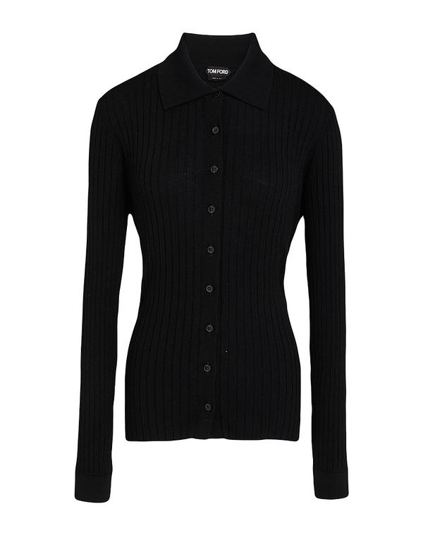 トム・ジェラルド・r・フォード レディース アウター ジレー TOM FORD Black 黒いこと