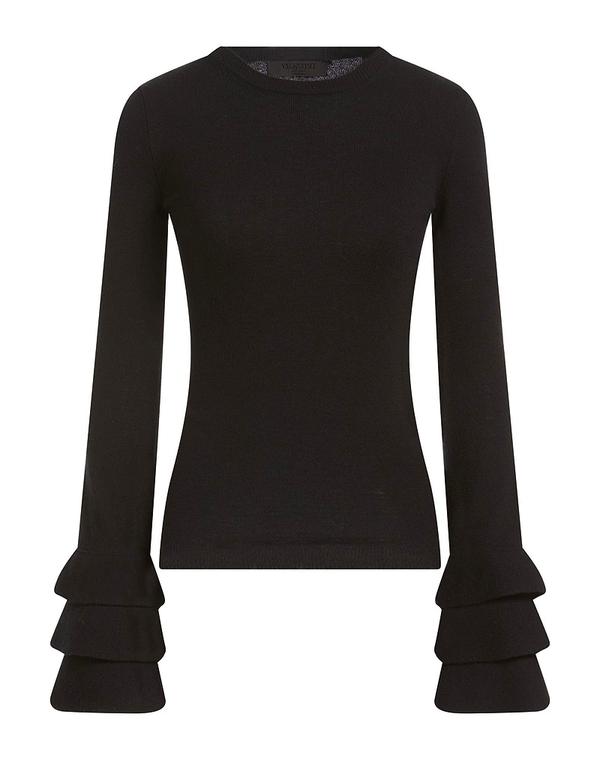 ヴァレンティノ レディース トップス プルオーバー ティーシャツ VALENTINO GARAVANI Black 黒いこと