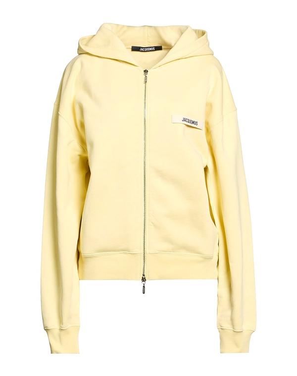 ジャクエムス レディース アウター パーカー・スウェット JACQUEMUS Pastel Yellow 黄色