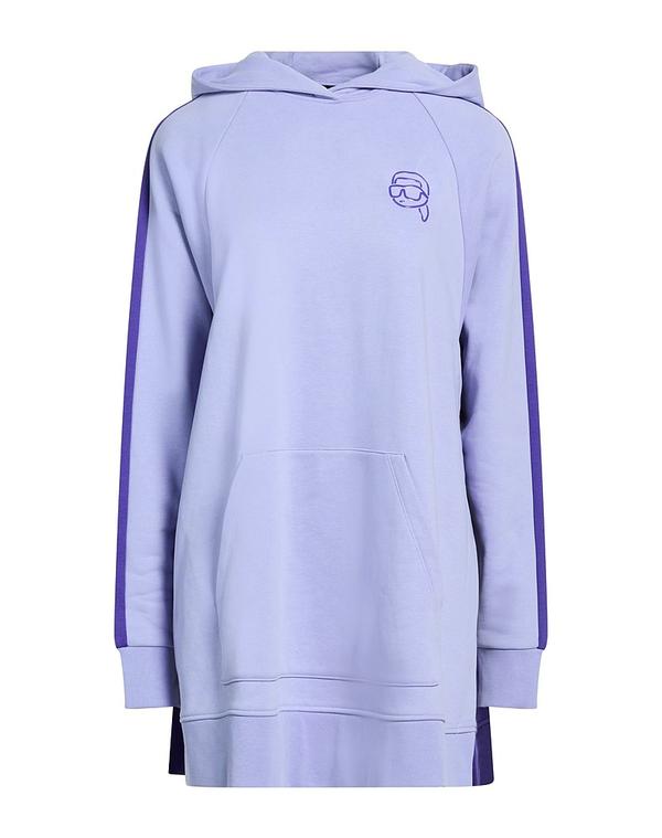 長い巻き毛 ラガーフェルド レディース アウター パーカー・スウェット KARLAGERFELD Lilac 紫はしどい