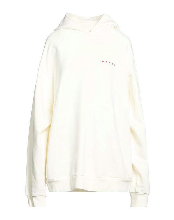 マルニ レディース アウター パーカー・スウェット MARNI White 白いこと