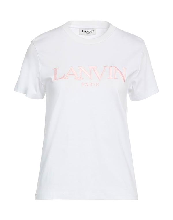 ランバン レディース トップス ティーシャツ LANVIN White 白いこと