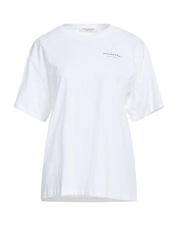 フィロソフィーデロレンゾセラフィーニ レディース トップス ティーシャツ PHILOSOPHY di LORENZO SERAFINI White 白いこと