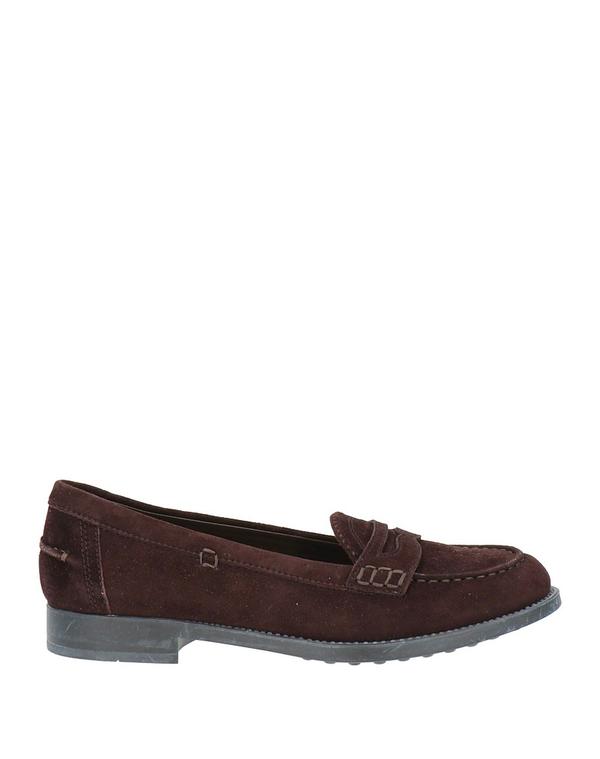 トッズ レディース シューズ スリッポン・ローファー モカシン TOD'S Dark Brown ブラウン｜ReVida 店