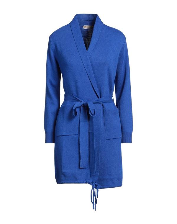 カシミヤ相手 レディース アウター ジレー CASHMERE COMPANY Blue 青色