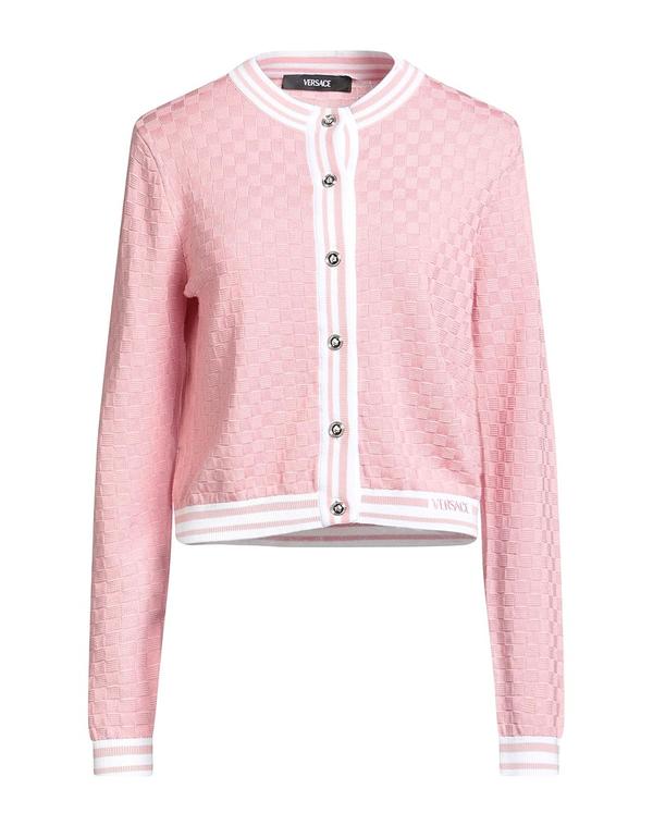 ヴェルサーチ レディース アウター カーディガン VERSACE Pink ピンク｜ReVida 店