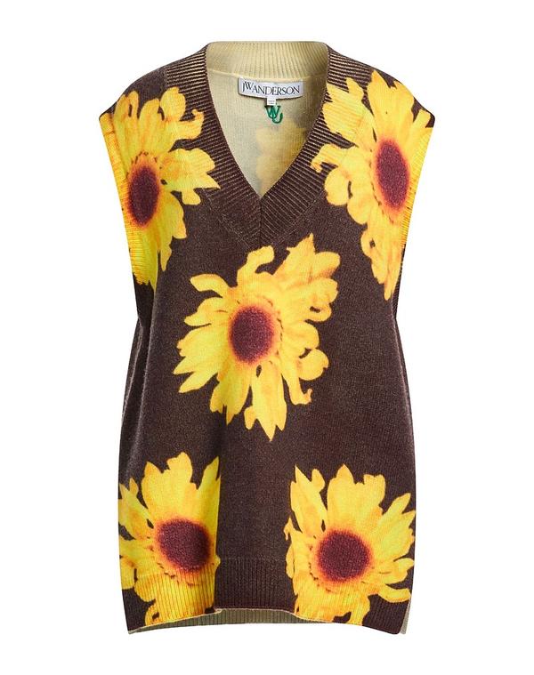 J.W.アンダーソン レディース トップス プルオーバー 編み物限りない JW ANDERSON Brown 赤銅色