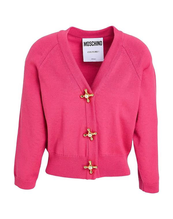 モスキーノ レディース アウター ジレー MOSCHINO Magenta マゼンタ