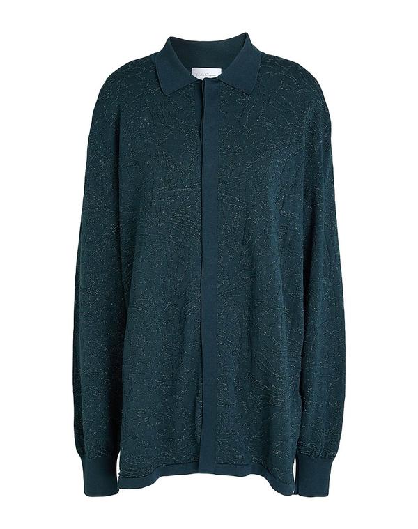 フェラガモ レディース アウター ジレー FERRAGAMO Deep Teal ティール