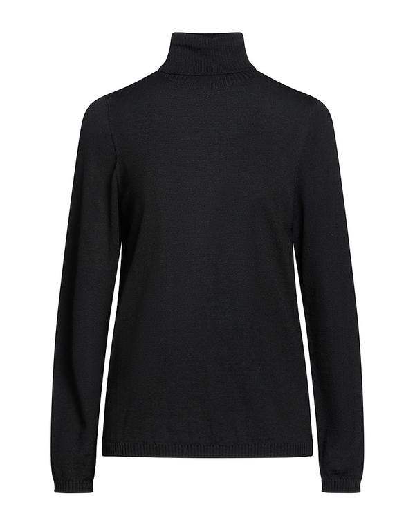 ラルディーニ レディース アウター ニット・セータートルネック LARDINI Black 黒いこと