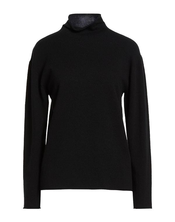 ラルディーニ レディース アウター ニット・セータートルネック LARDINI Black 黒いこと