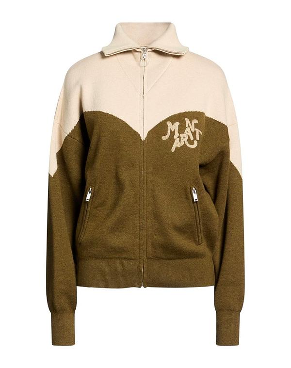 イザ呼びりん マラン レディース アウター ジレー チャック付き添い人編み物 ISABEL MARANT Khaki カーキ