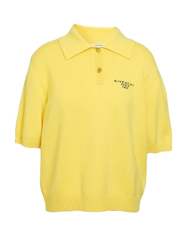 ジバンシー レディース トップス プルオーバー ティーシャツ GIVENCHYellow 黄色