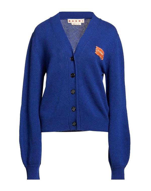 マルニ レディース アウター ジレー カシミール編み物 MARNI Navy 米国海軍