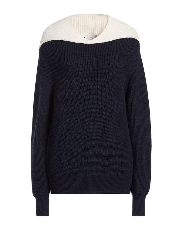 フェラガモ レディース トップス プルオーバー ティーシャツ FERRAGAMO Navy 米国海軍