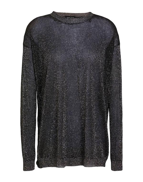 ロベルトコリーナ レディース トップス プルオーバー ティーシャツ ROBERTO COLLINA Black 黒いこと