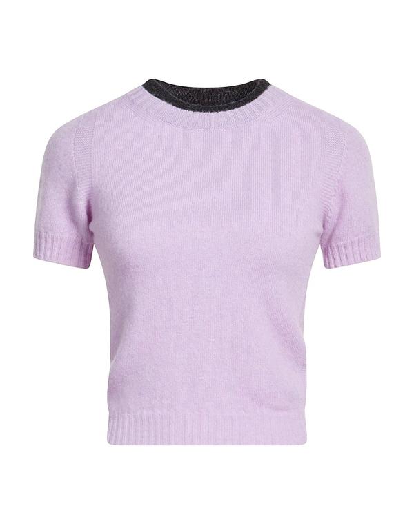 ピンコ レディース トップス プルオーバー ティーシャツ PINKO Lilac 紫はしどい