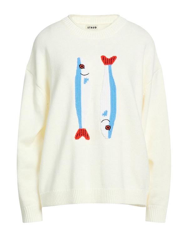 スタウド レディース トップス シャツ プルオーバー STAUD Ivory アイボリー|ReVida 店