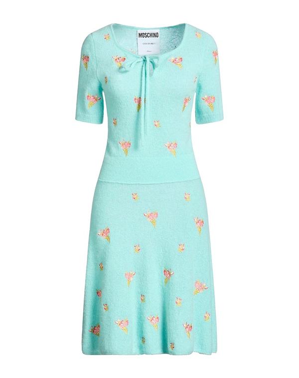 モスキーノ レディース トップス 衣装 炎節お召しもの MOSCHINO Sky Blue 青色