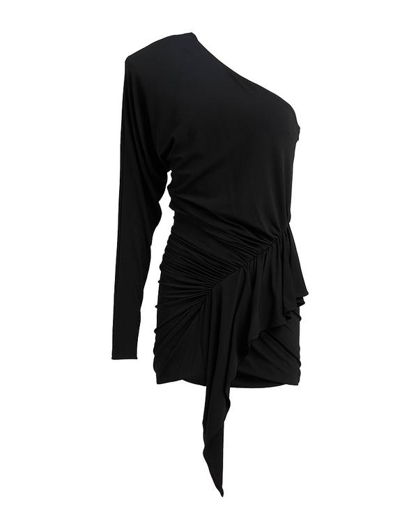 アレクサンドル ボーティエ レディース トップス 衣裳 ワンショルダードレス ALEXANDRE VAUTHIER Black 黒いこと