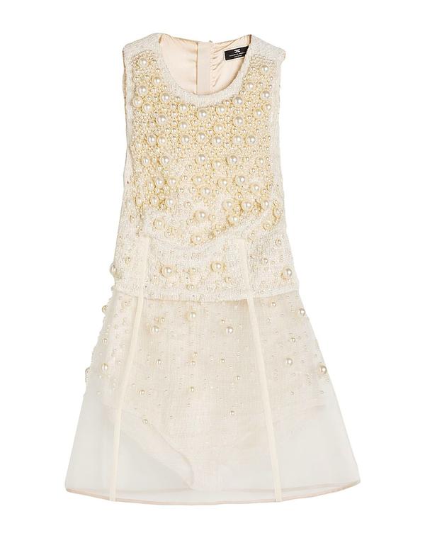 エリザベッタフランキ レディース トップス ワンピース ELISABETTA FRANCHI Off White オフホワイト｜ReVida 店