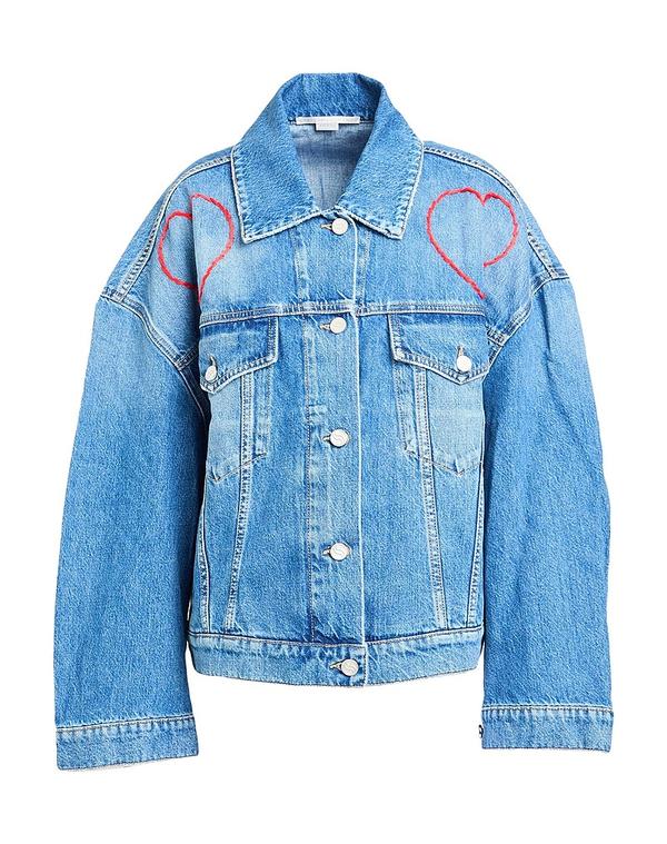 ステラマッカートニー レディース アウター 上衣・上衣 ジーンズ上衣 STELLA McCARTNEY Blue 青み