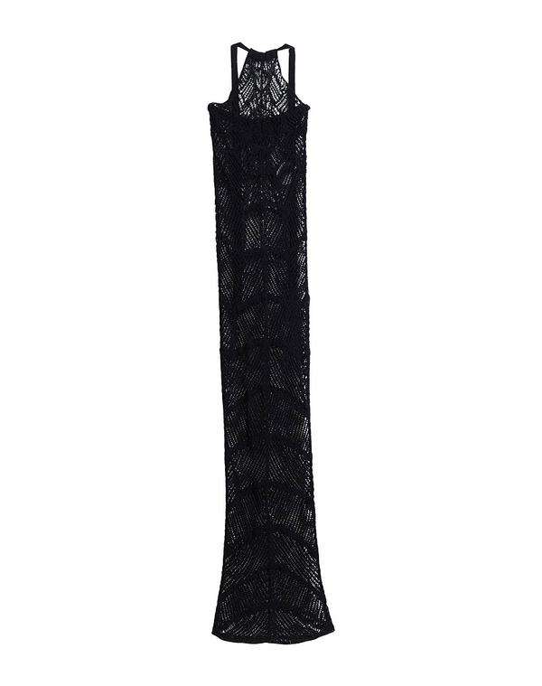 バルマン レディース ドレス BALMAIN ロングワンピース・ドレス Black ブラック