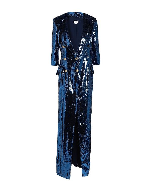 エリザベッタフランキ レディース ドレス ELISABETTA FRANCHI ロングワンピース・ドレス Blue ブルー
