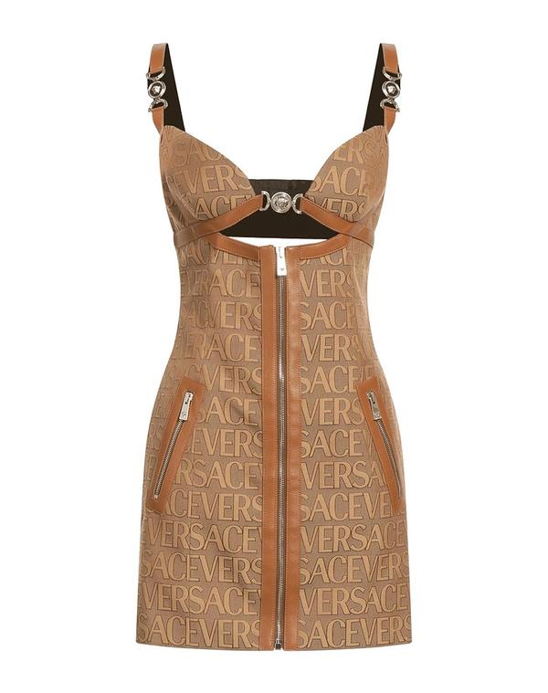 ヴェルサーチ レディース 御召しもの VERSACE 熱電子管御召しもの Khaki カーキ