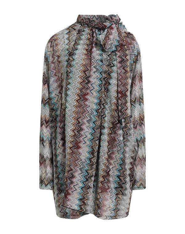 ミッソーニ レディース ドレス MISSONI ミニワンピース・ドレス Light Gray グレー