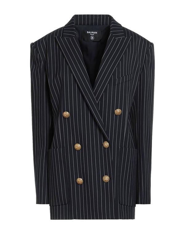バルマン レディースーツ ブレザー BALMAIN テーラードジャケット Midnight Blue ブルー