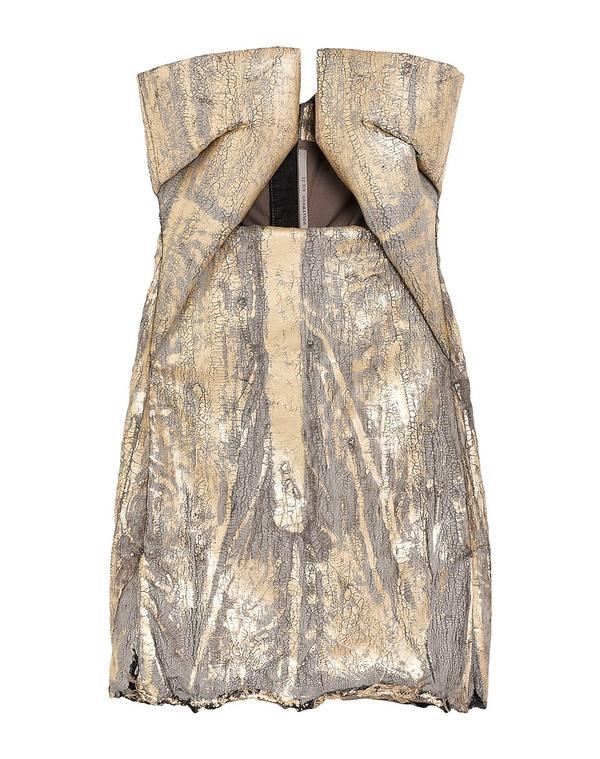 リックオウエンス レディース トップス 衣装 炎節お召しもの RICK OWENS Gold ゴールド