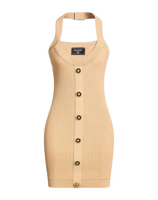 バルマン レディース トップス 衣裳 熱電子管御召しもの BALMAIN Sand 砂子