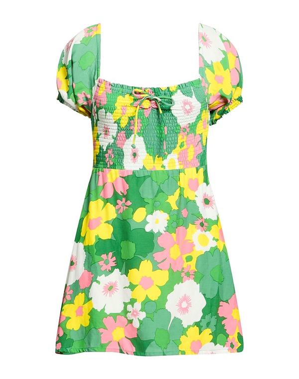 人間の顔盛りだくさん レディース トップス 衣装 夏時御召しもの FAITHFULL Green 緑であること