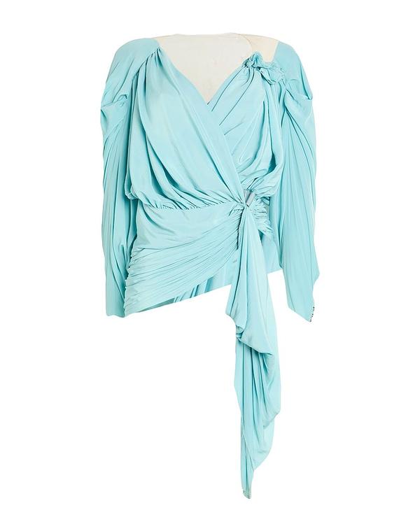 ランバン レディース トップス プルオーバー LANVIN Turquoise Blue 青碧