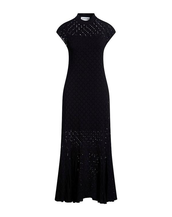 ランバン レディース トップス 衣裳 朱夏御召しもの LANVIN Black 黒いこと