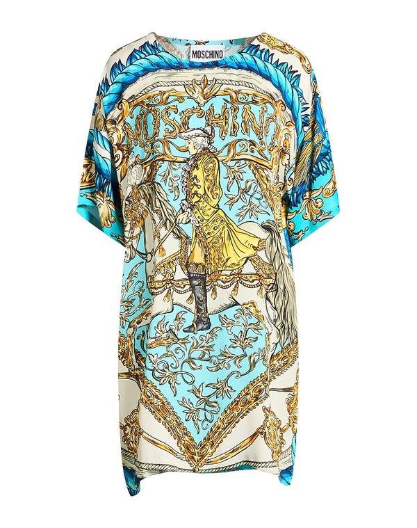 モスキーノ レディース トップス 衣裳 朱夏御召しもの MOSCHINO Turquoise Blue 青碧