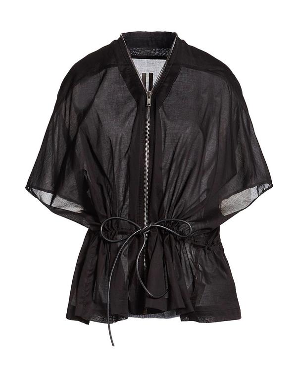 リックオウエンス レディース アウター 上衣・上衣 RICK OWENS Black 黒いこと