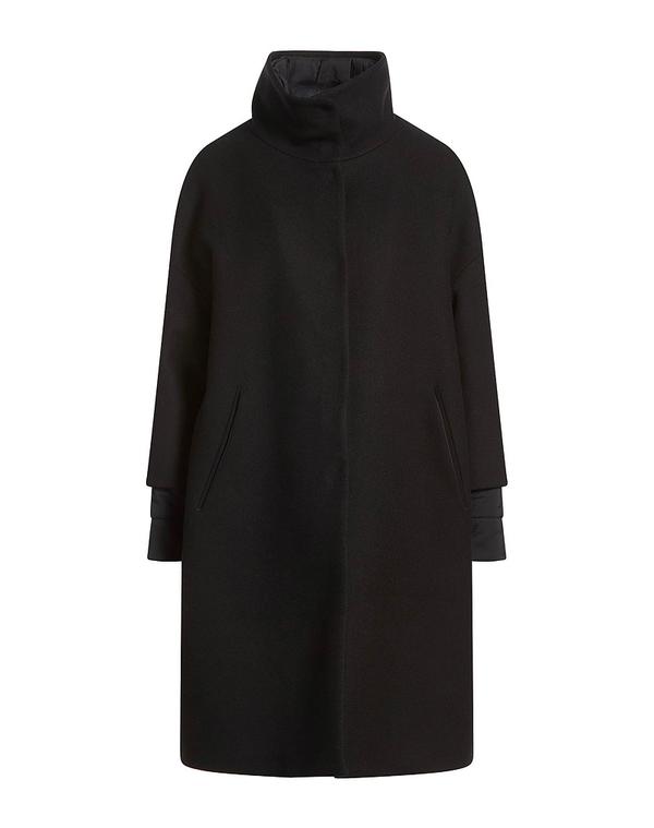 地獄ノ レディース アウター 厚地の外套 HERNO Black 黒いこと