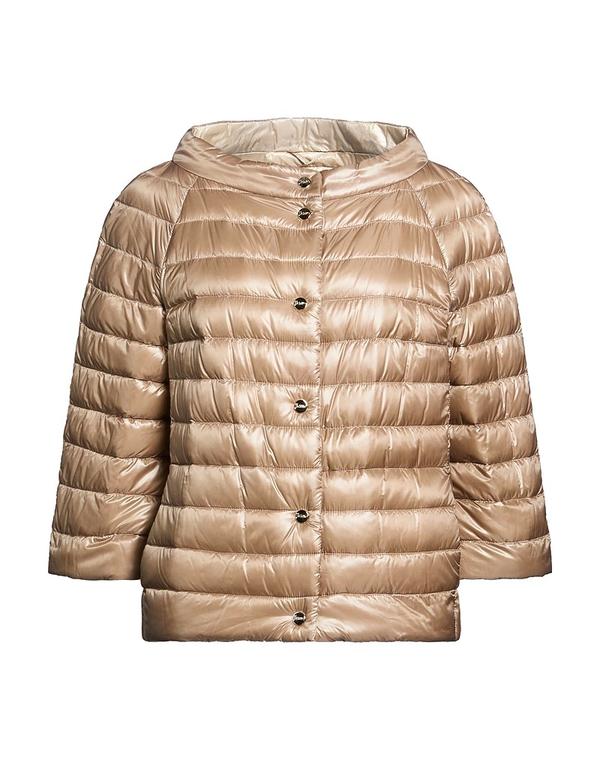 地獄ノ レディース アウター 上衣・上衣 パファージャケット HERNO Taupe トープ
