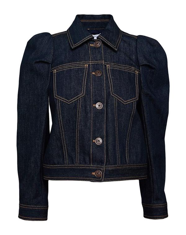マックイーン レディース アウター 上衣・上衣 ジーンズ上衣 MCQUEEN Blue 青碧