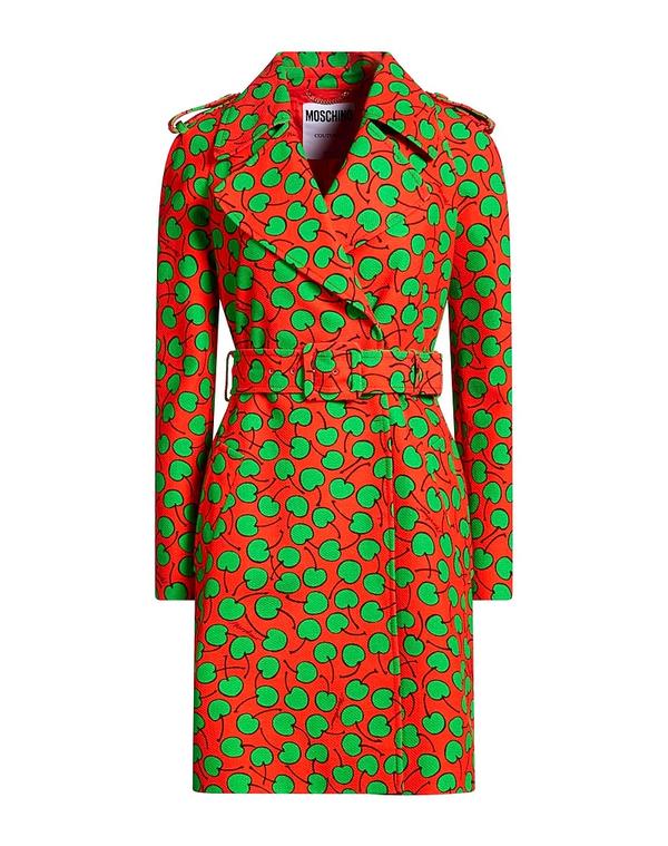 モスキーノ レディース アウター 厚地の外套 MOSCHINOrange オレンジ色